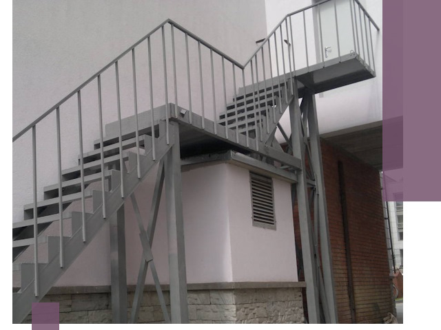 Монтаж пожарных лестниц под ключ в Чернушке с гарантией качества