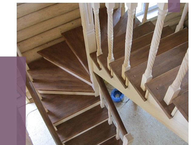 Реставрация деревянных лестниц в Чернушке от 4266 руб.