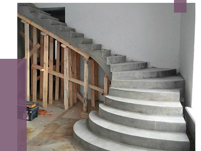 Изготовление бетонных лестниц под ключ в Чернушке от 19804 руб. | ПРОЛЁТ-Чрш