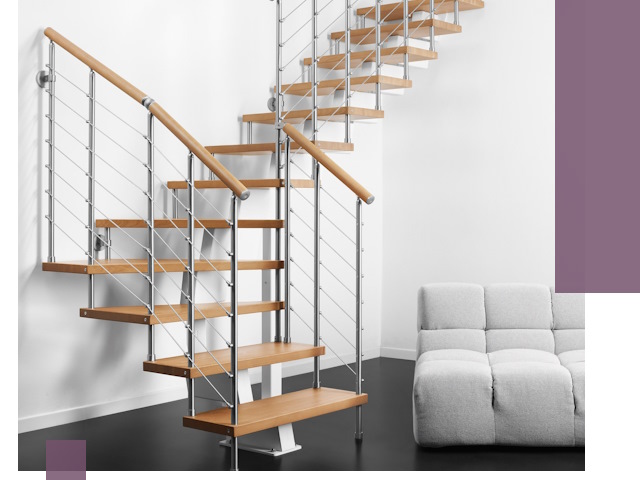 Модульные лестницы под ключ в Чернушке — монтаж и изготовление