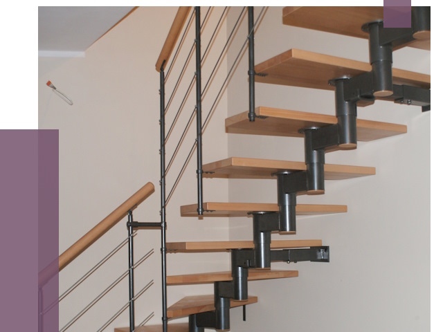 Изготовление модульных лестниц в Чернушке от 11426 руб. 