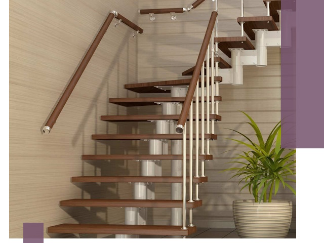 Изготовление модульных лестниц под ключ в Чернушке