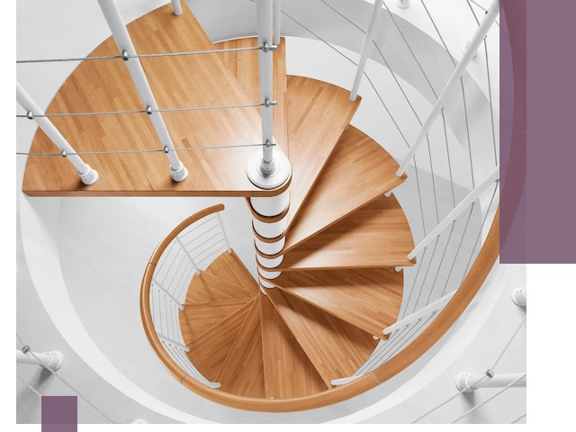 Изготовление винтовых лестниц под ключ в Чернушке