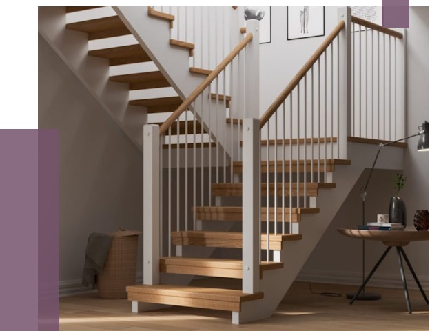 Маршевые лестницы в Чернушке от 37831 руб. — монтаж | ПРОЛЁТ-Чрш