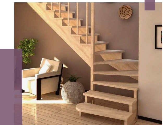 Изготовление Г-образных лестниц в Чернушке от 18789 руб. 