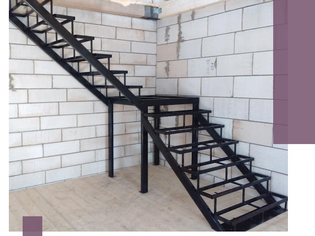 Лестницы на металлокаркасе под ключ в Чернушке — изготовление и монтаж