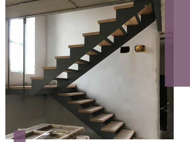 Изготовление лестниц на металлокаркасе в Чернушке от производителя