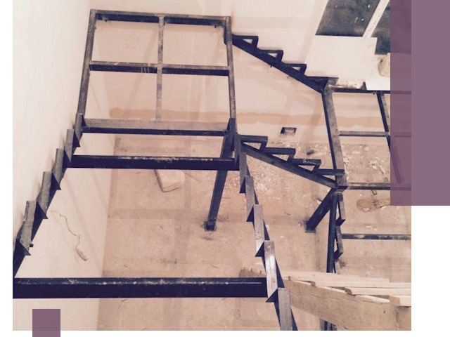 Монтаж лестниц на металлокаркасе в Чернушке быстро и качественно