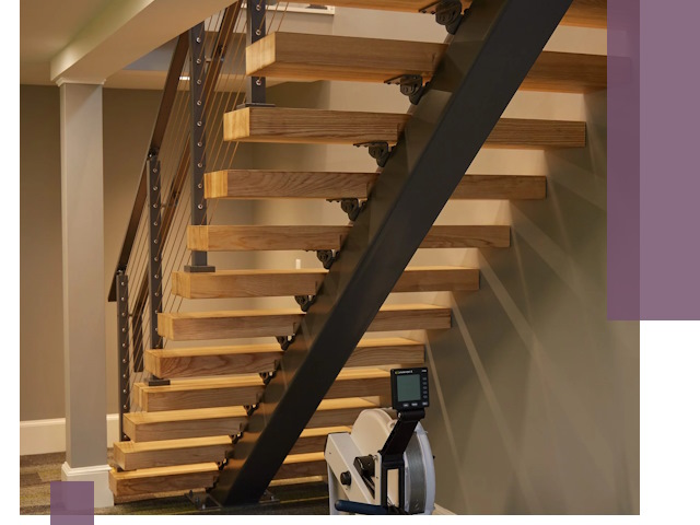 Лестницы на монокосоурах под ключ в Чернушке - изготовление и монтаж