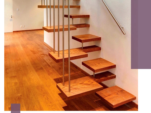 Лестницы «гусиный шаг» на заказ в Чернушке для узких пространств