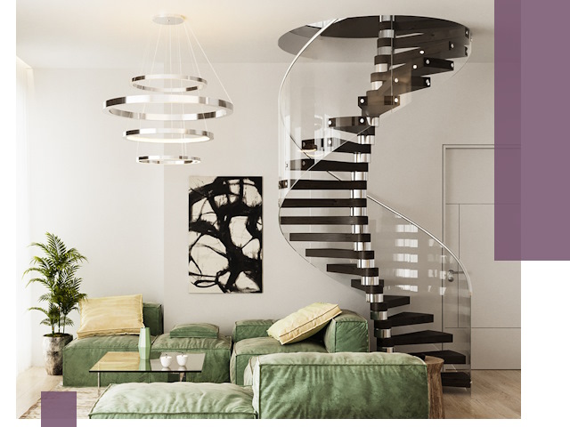 Лестницы для двухуровневой квартиры в Чернушке — изготовление и монтаж