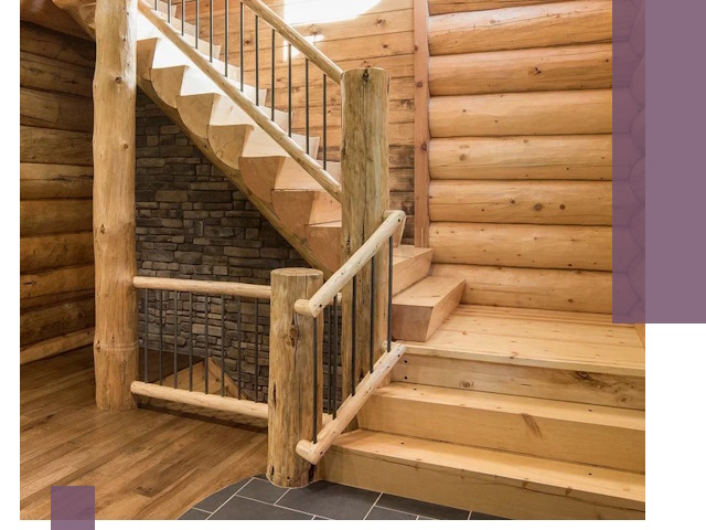 Лестницы в баню под заказ и профессиональный монтаж в Чернушке