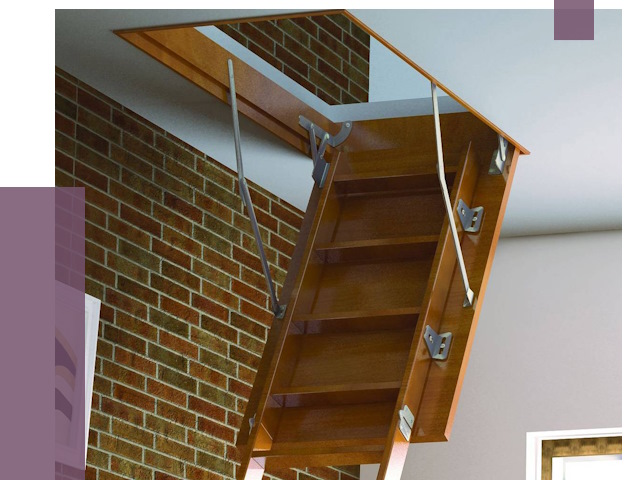 Установка чердачной лестницы в Чернушке от 7769 руб. | ПРОЛЁТ-Чрш