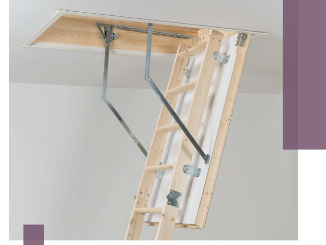 Установка чердачной лестницы под ключ в Чернушке