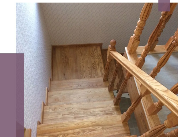 Сосновые лестницы в Чернушке под ключ от 8023 руб.  | ПРОЛЁТ-Чрш