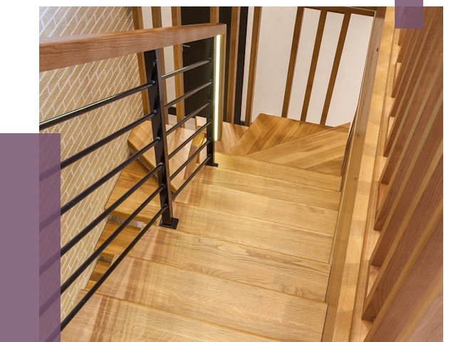 Лестницы из ясеня в Чернушке под ключ от 9953 руб. 