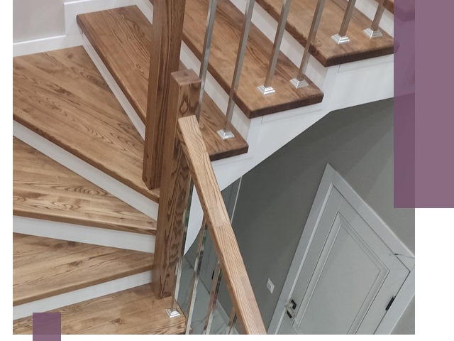 Обшивка металлических лестниц под ключ в Чернушке