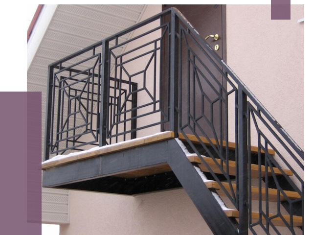 Металлические перила в Чернушке от 4266 руб.  | ПРОЛЁТ-Чрш