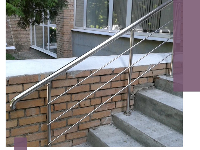 Перила из нержавеющей стали высокого качества в Чернушке