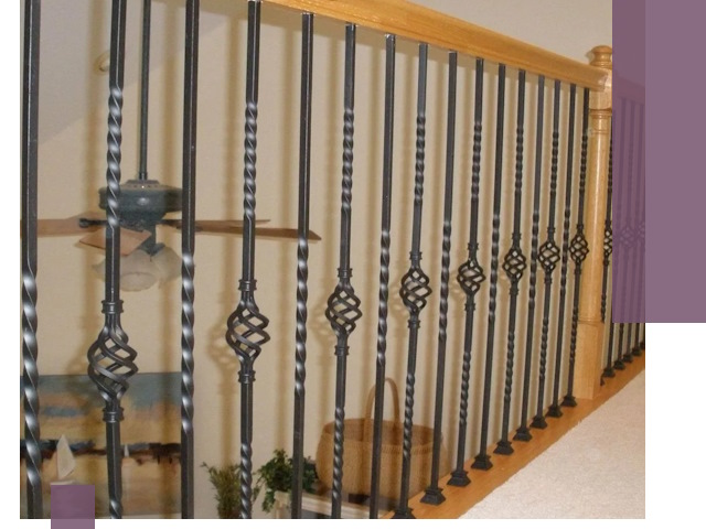 Изготовление и монтаж кованных перил в Чернушке под ключ