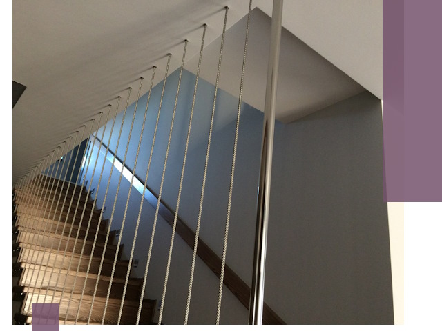 Тросовые перила под ключ в Чернушке — производство и монтаж