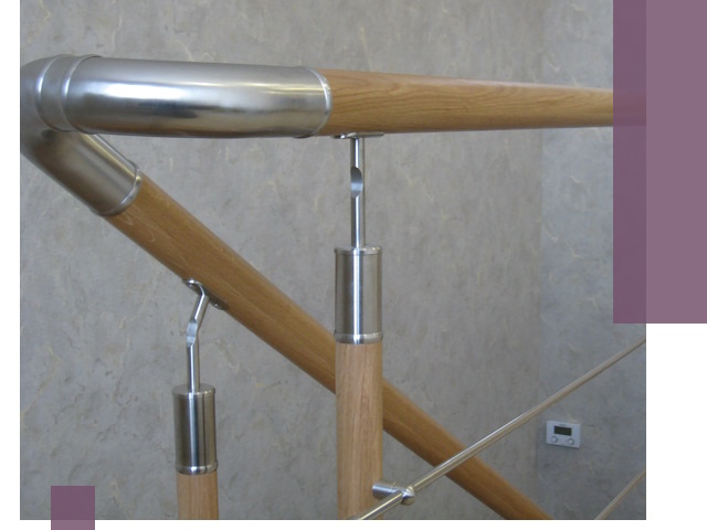 Комбинированные перила на заказ в Чернушке — монтаж и производство