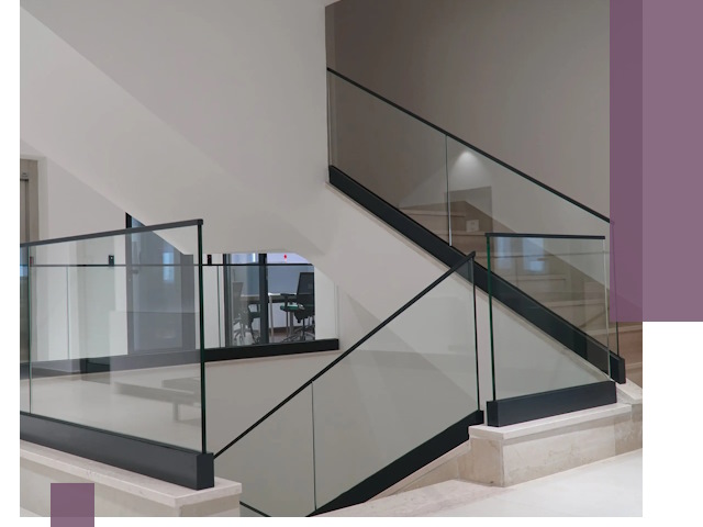 Стеклянные перила премиум-класса с установкой в Чернушке