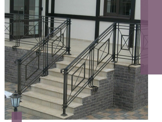 Перила для крыльца в Чернушке — монтаж, изготовление и установка