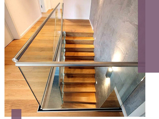 Перила для лестницы в доме — изготовление и монтаж в Чернушке