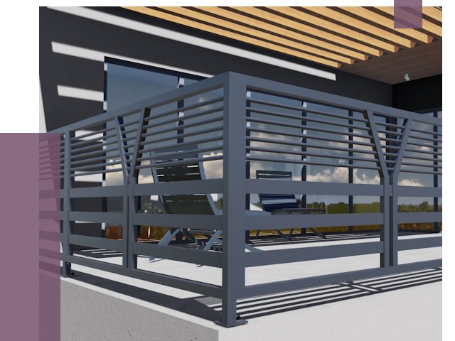 Изготовление балконных ограждений в Чернушке от 10664 руб. | ПРОЛЁТ-Чрш