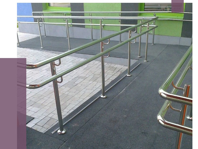 Ограждения пандусов в Чернушке от 4316 руб. монтаж | ПРОЛЁТ-Чрш