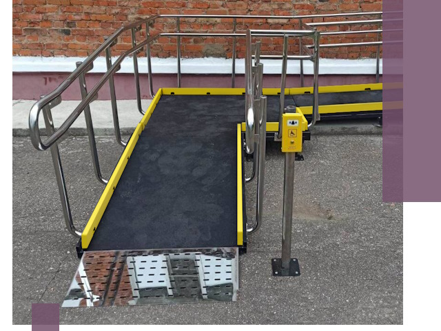 Изготовление наклонных пандусов для инвалидов в Чернушке