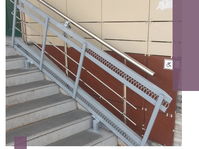 Изготовление откидных пандусов под ключ в Чернушке