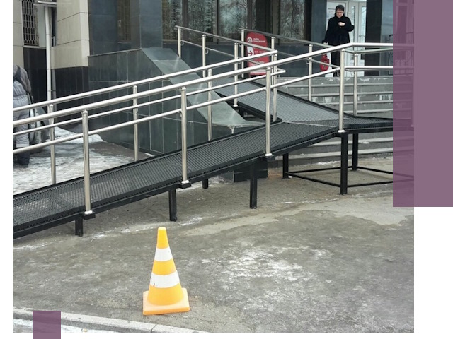 Стационарные пандусы под ключ в Чернушке — изготовление и монтаж