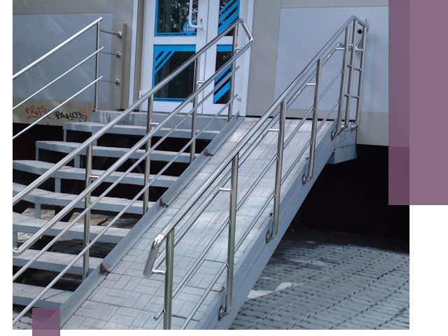 Пандус на крыльцо под ключ в Чернушке: монтаж и изготовление