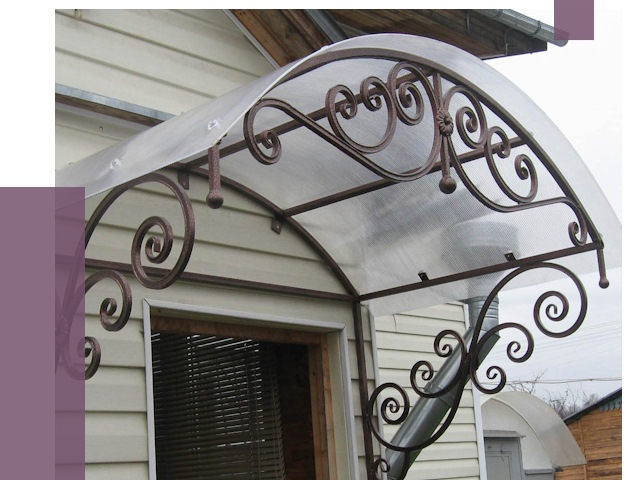 Изготовление козырьков в Чернушке от 7312 руб. — заказать | ПРОЛЁТ-Чрш