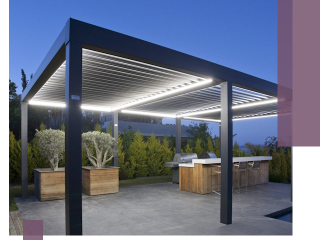 Навесы отдельно стоящие под ключ в Чернушке из металла и поликарбоната