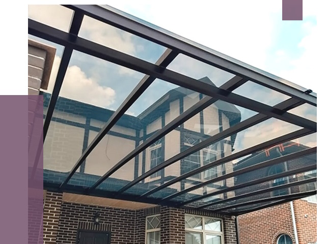 Навесы из поликарбоната в Чернушке от 8551 руб. под ключ — ПРОЛЁТ-Чрш