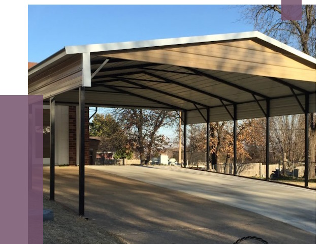 Двускатные навесы в Чернушке от 7972 руб.  | ПРОЛЁТ-Чрш