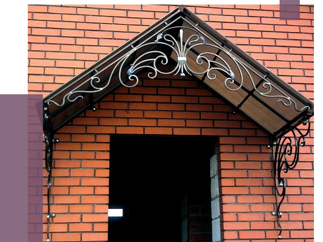 Металлические козырьки в Чернушке от 10613 руб. 