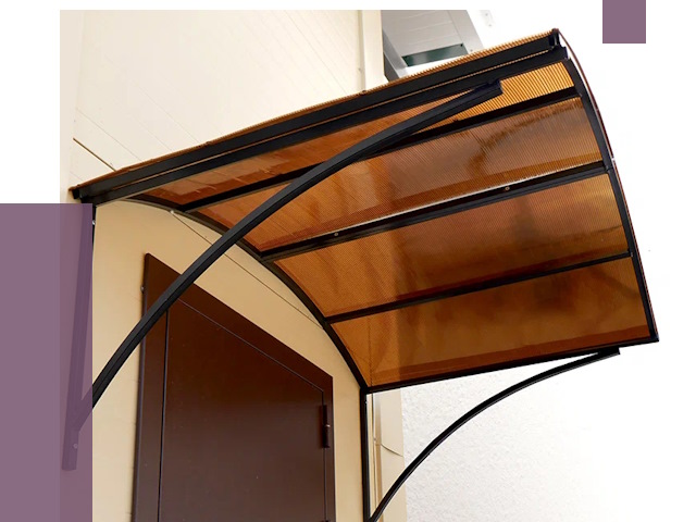 Недорогие козырьки в Чернушке от 7536 руб.  | ПРОЛЁТ-Чрш