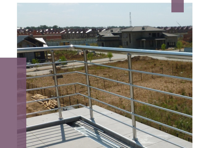 Парапеты из нержавеющей стали в Чернушке от 7922 руб. за м² | ПРОЛЁТ-Чрш