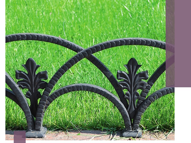 Декоративные металлические бордюры под ключ в Чернушке