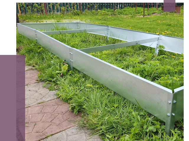 Металлические бордюры для грядок в Чернушке от 1777 руб. 