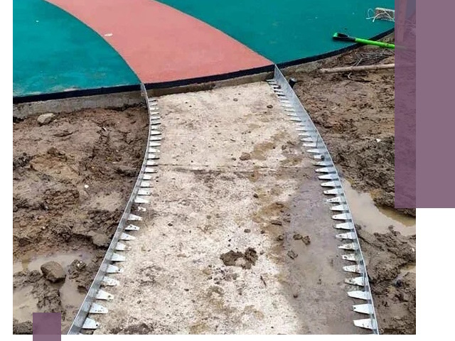 Металлические бордюры для дорожек в Чернушке — монтаж и изготовление