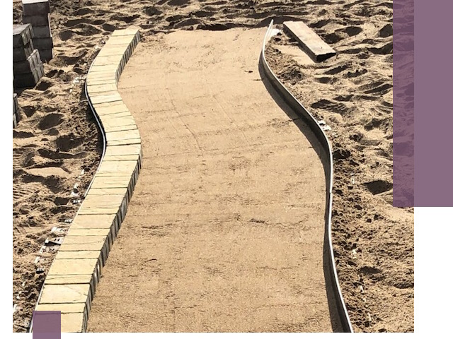 Металлические бордюры для тротуаров в Чернушке — прочные и долговечные