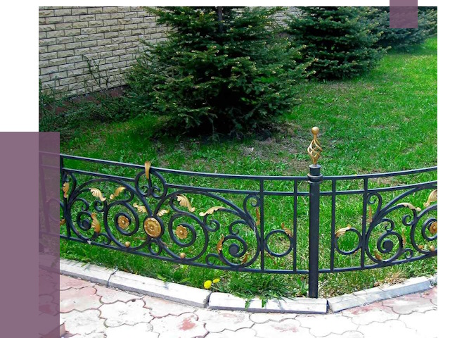 Кованые газонные ограждения в Чернушке от 7566 руб. — ПРОЛЁТ-Чрш