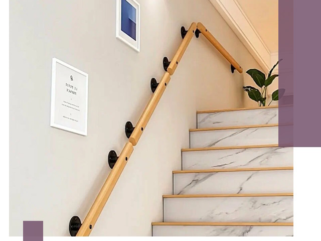 Поручни металлические и деревянные под ключ в Чернушке