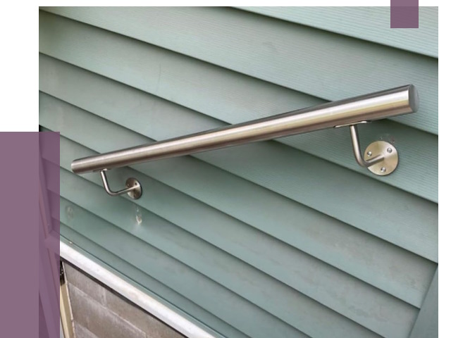 Поручни из нержавеющей стали в Чернушке от 7617 руб.  | ПРОЛЁТ-Чрш