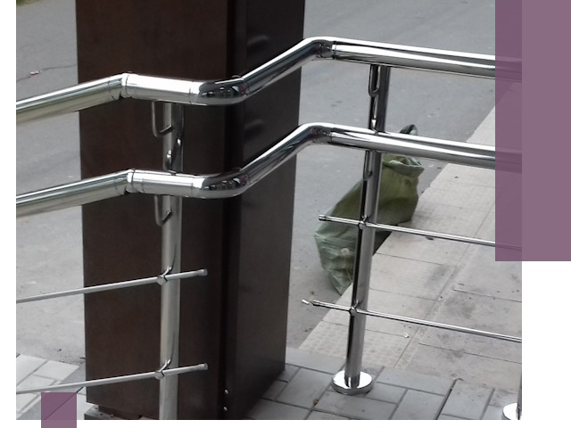 Монтаж поручней из нержавеющей стали в Чернушке качественно и быстро